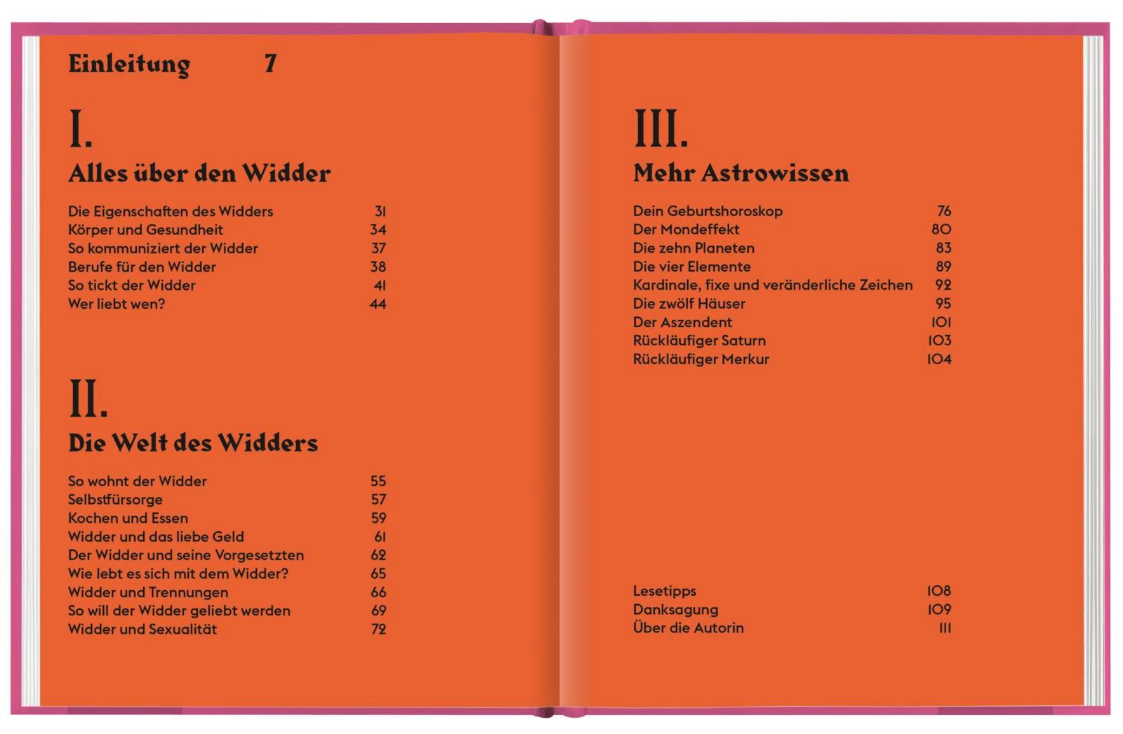 Beispielinhalt (Bild) Widder