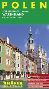 Vorderes Coverbild Polen - PL 005 Wartheland - Posen-Gnesen-Thorn 1:200 000