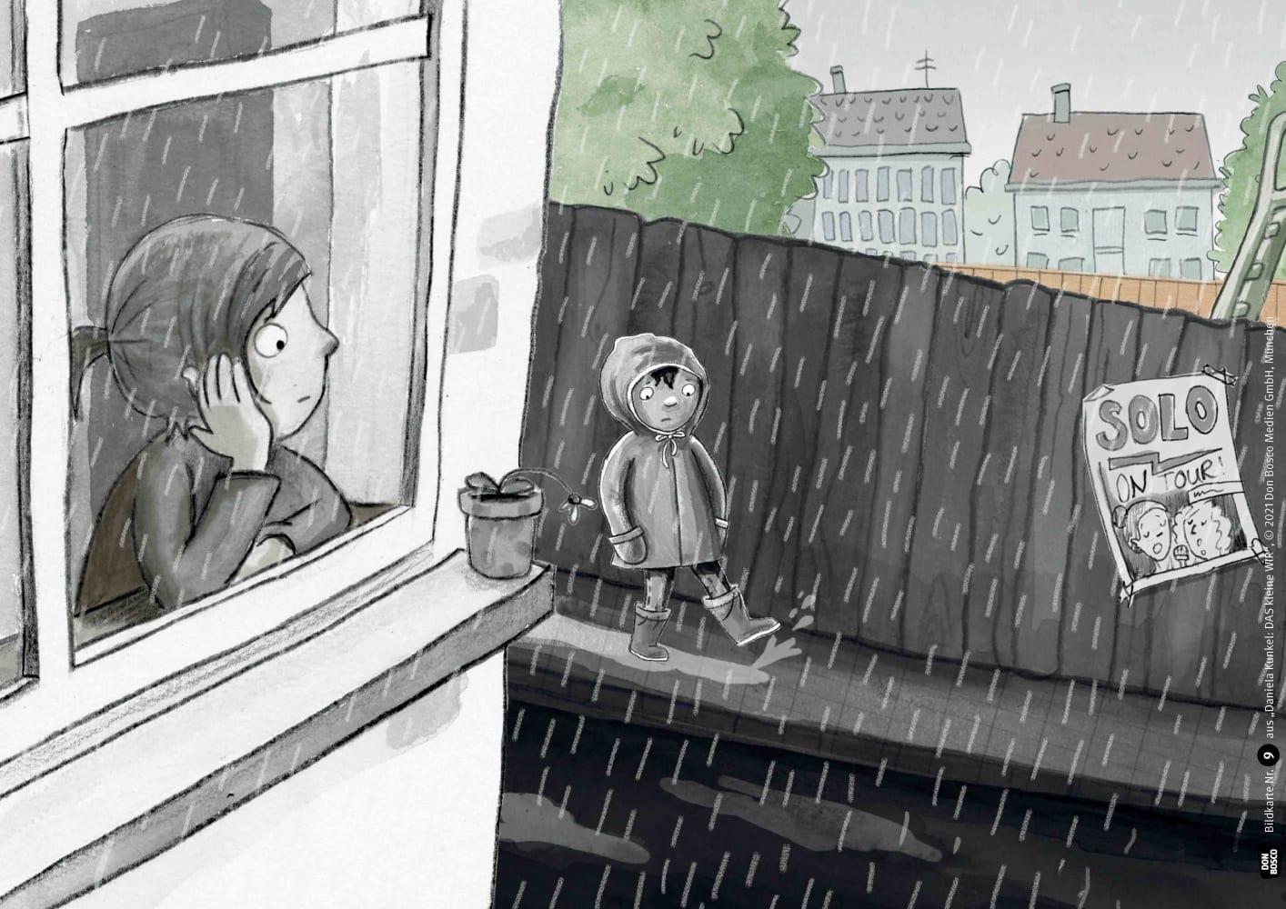 Beispielinhalt (Bild) Das kleine Wir. Kamishibai Bildkartenset