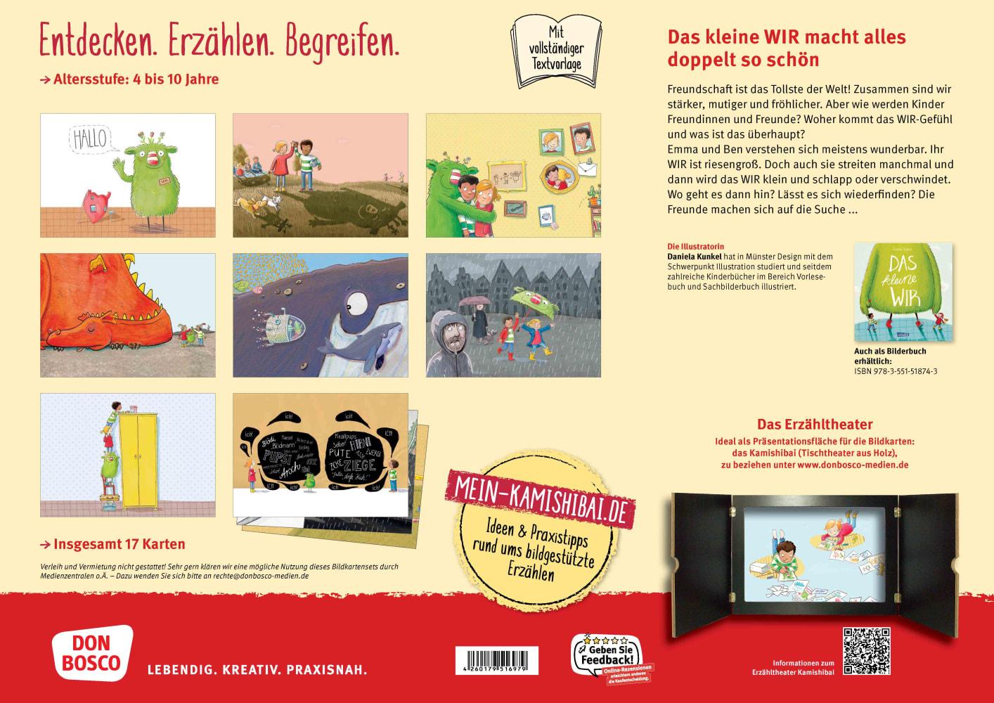 Beispielinhalt (Bild) Das kleine Wir. Kamishibai Bildkartenset