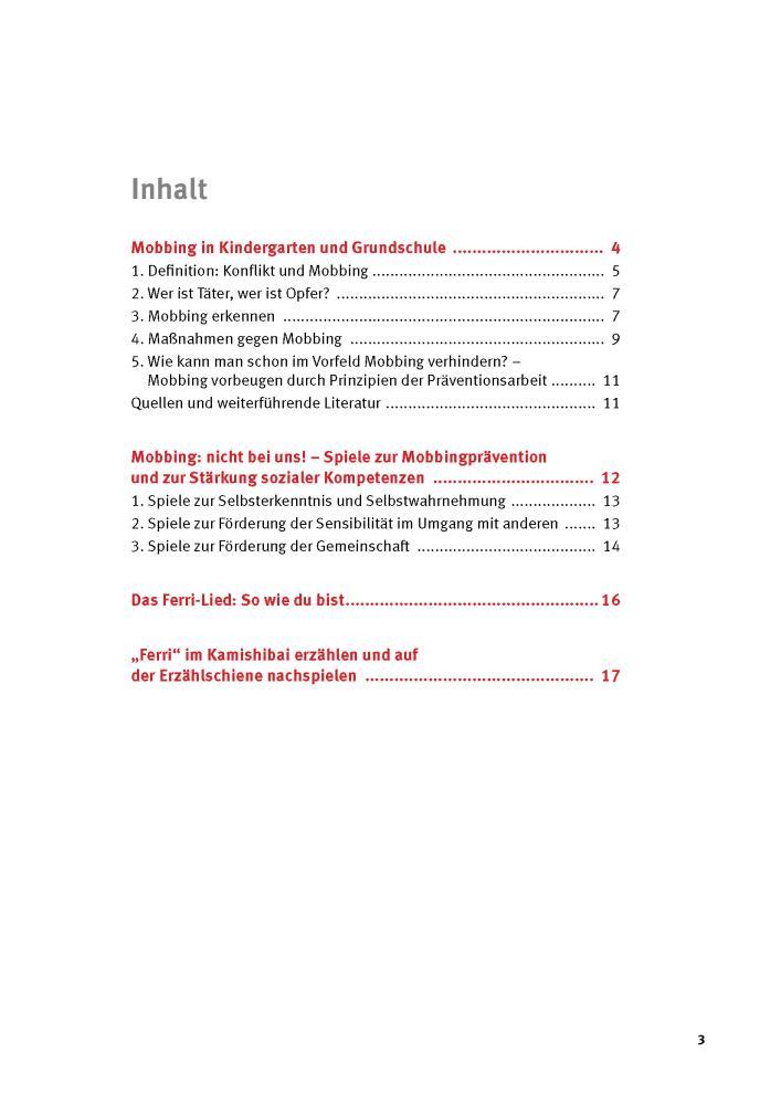 Beispielinhalt (Bild) Ferri: Mutig ist, wer Hilfe holt! Kamishibai Bildkartenset