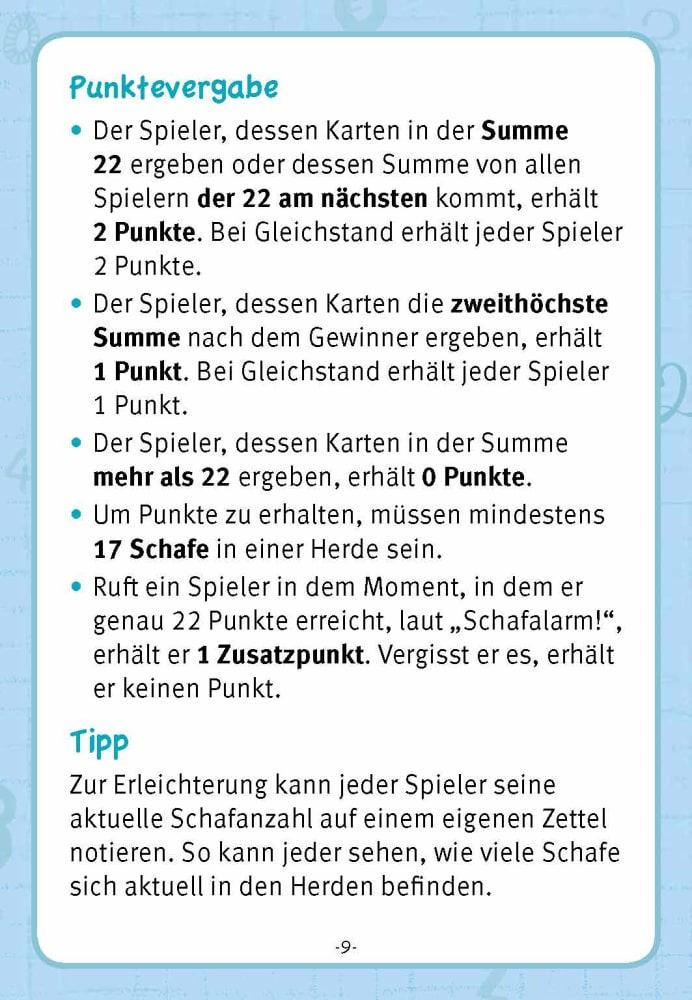 Beispielinhalt (Bild) Schafalarm. Ein Denk- und Zahlenspiel