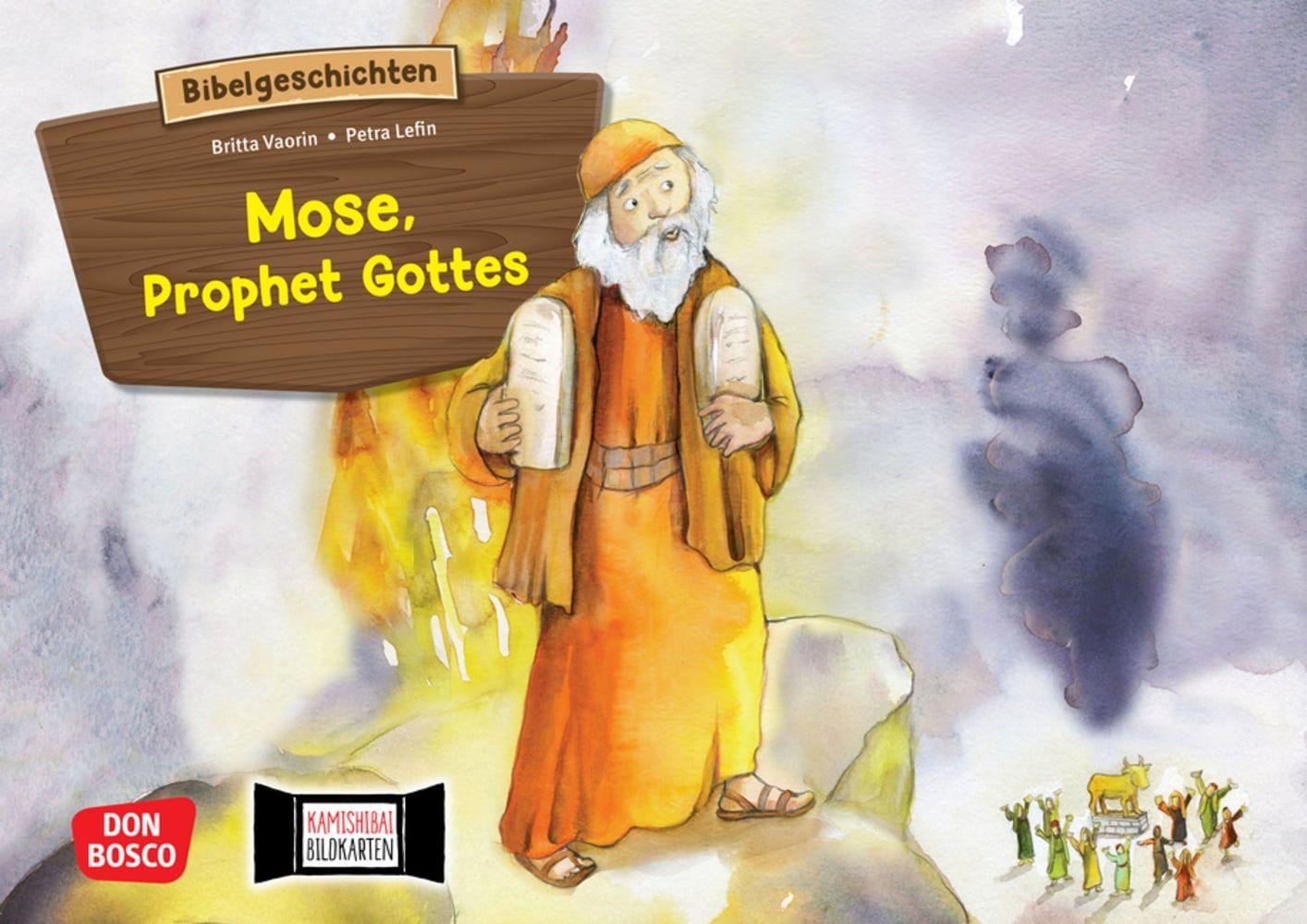 Vorderes Coverbild Mose, Prophet Gottes. Kamishibai Bildkartenset