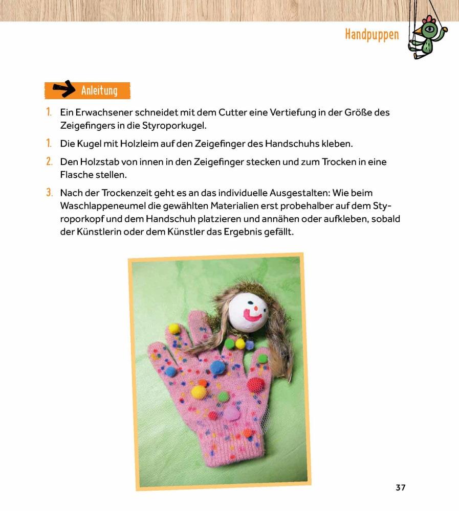 Beispielinhalt (Bild) Puppentheater mit Kindern