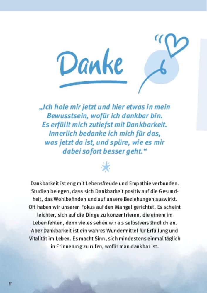 Beispielinhalt (Bild) Mein Achtsamkeitsjournal