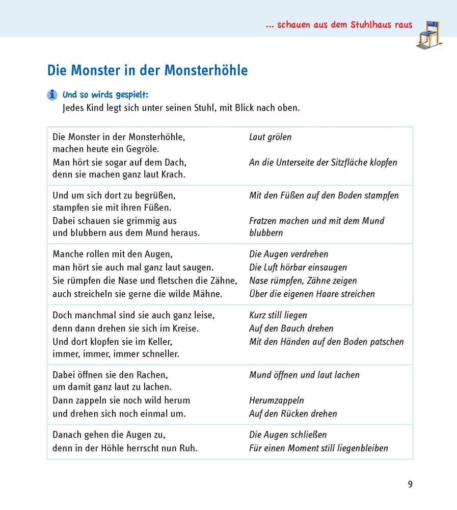 Beispielinhalt (Bild) Rauf auf die Stühle!