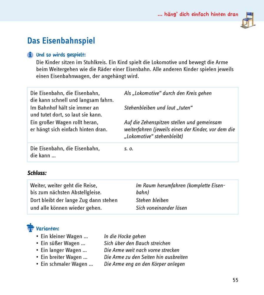 Beispielinhalt (Bild) Rauf auf die Stühle!