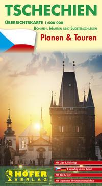 Vorderes Coverbild Übersichtskarte Tschechien - CZ 444 1:500 000