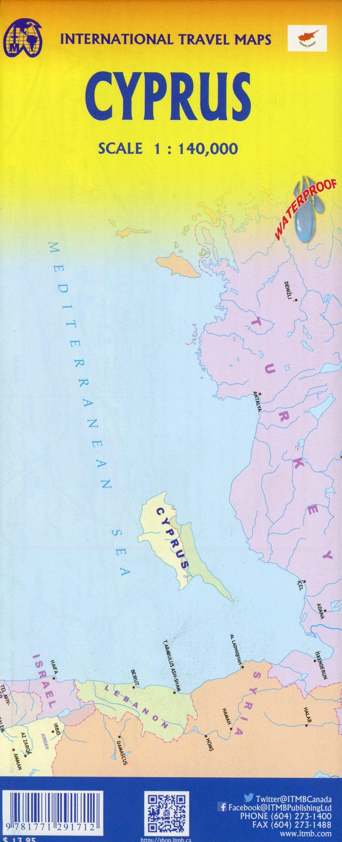 Beispielinhalt (Bild) Cyprus 1:40 000