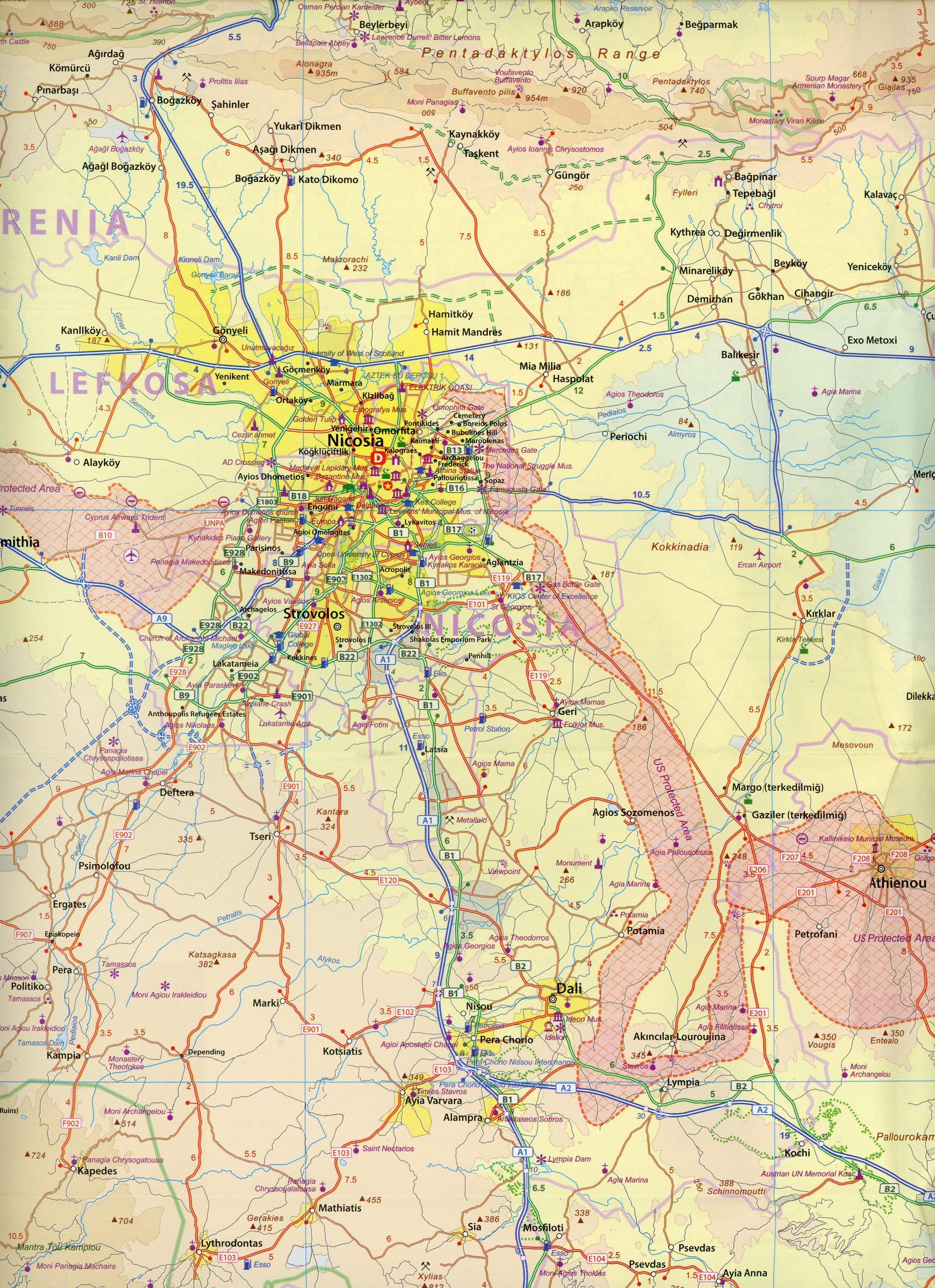Beispielinhalt (Bild) Cyprus 1:40 000