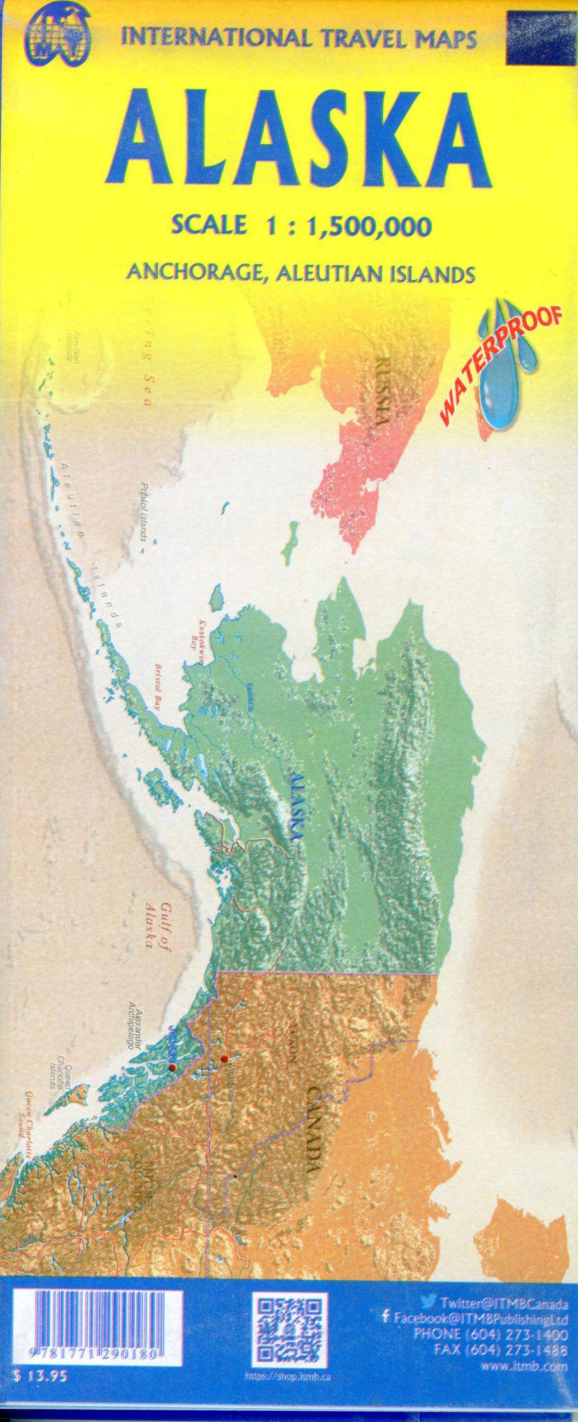 Vorderes Coverbild Alaska 1:1 500 000