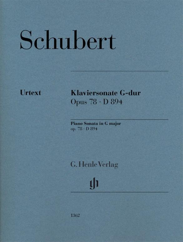 Vorderes Coverbild Schubert, Franz - Klaviersonate G-dur op. 78 D 894