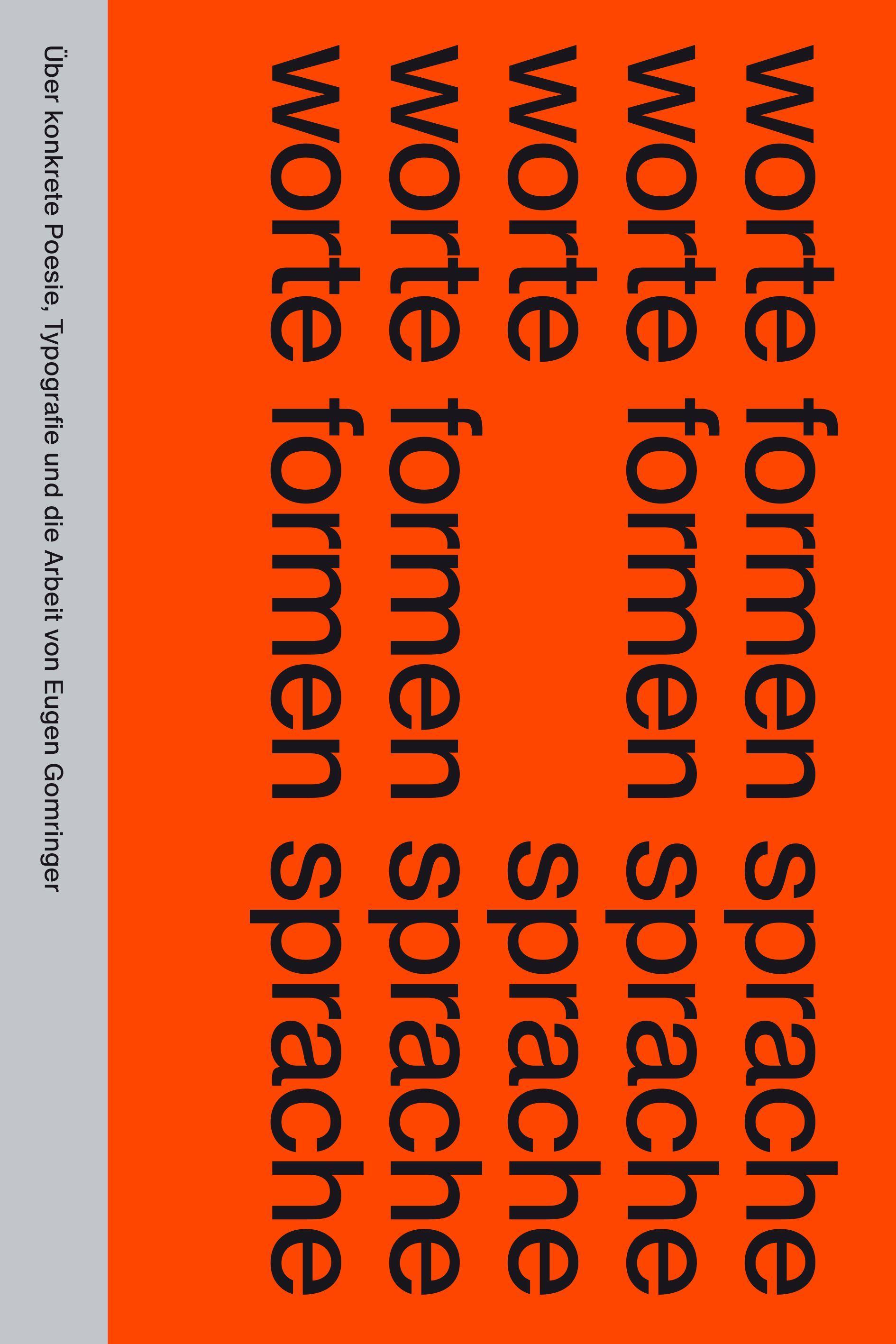 Vorderes Coverbild worte formen sprache