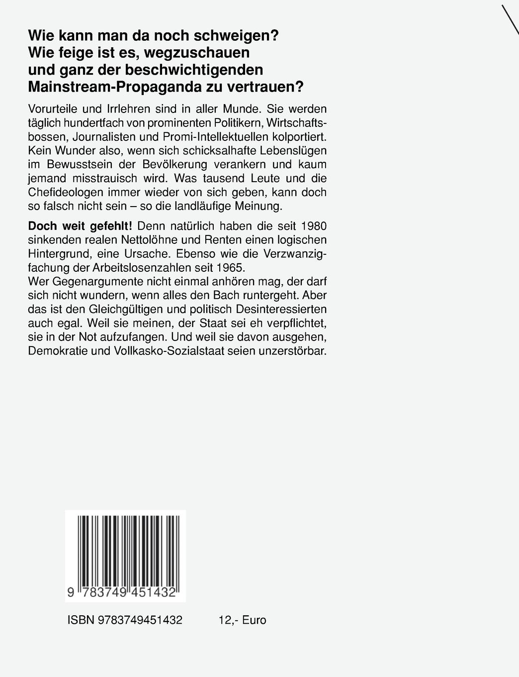 Rückseitencover Die Diktatur der Lebenslügen