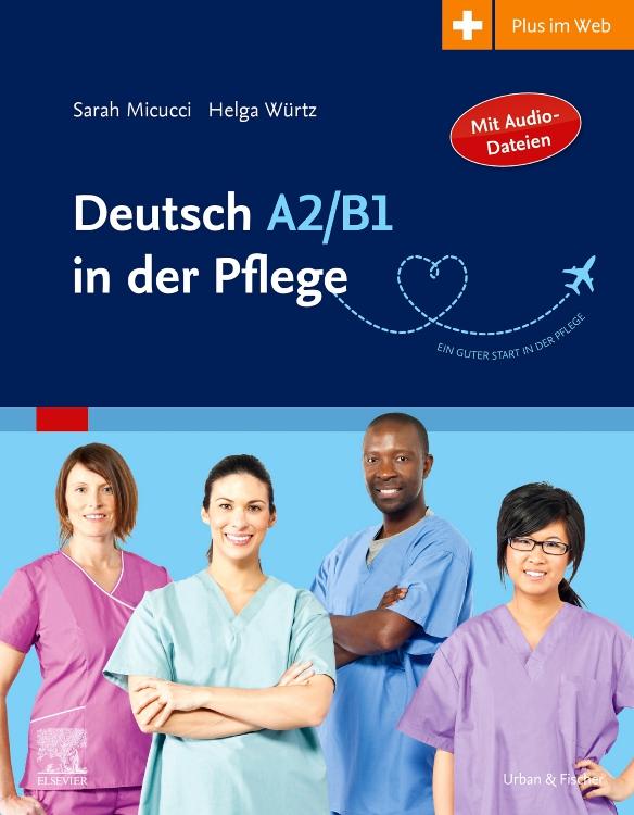 Vorderes Coverbild Deutsch A2/B1 in der Pflege