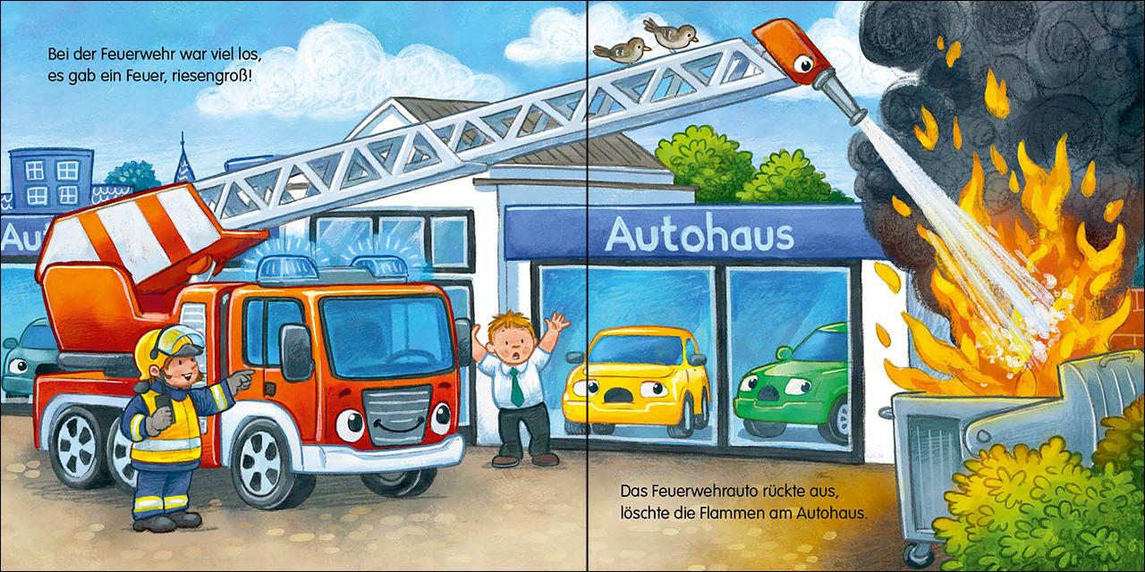 Beispielinhalt (Bild) Gute Nacht, kleines Polizeiauto!