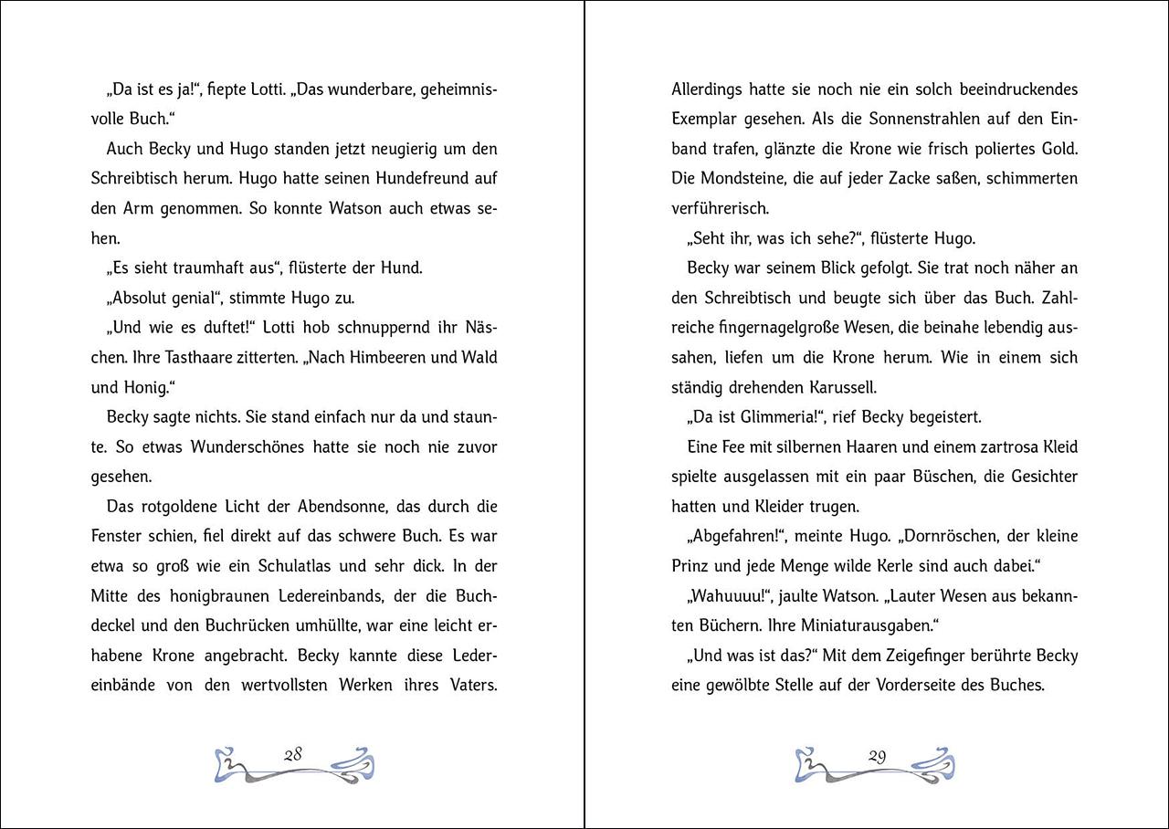 Beispielinhalt (Bild) Das Bücherschloss (Band 2) - Der verzauberte Schlüssel