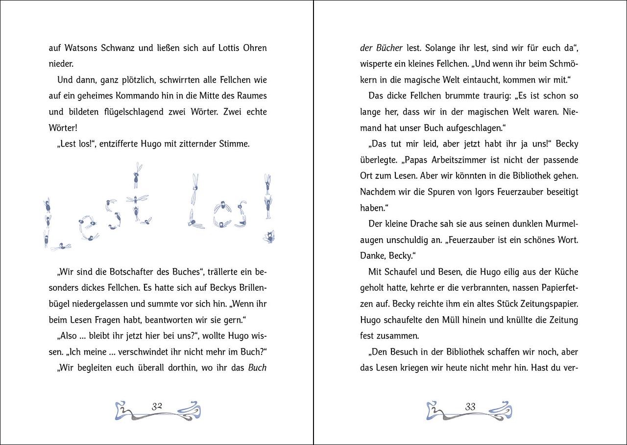 Beispielinhalt (Bild) Das Bücherschloss (Band 2) - Der verzauberte Schlüssel