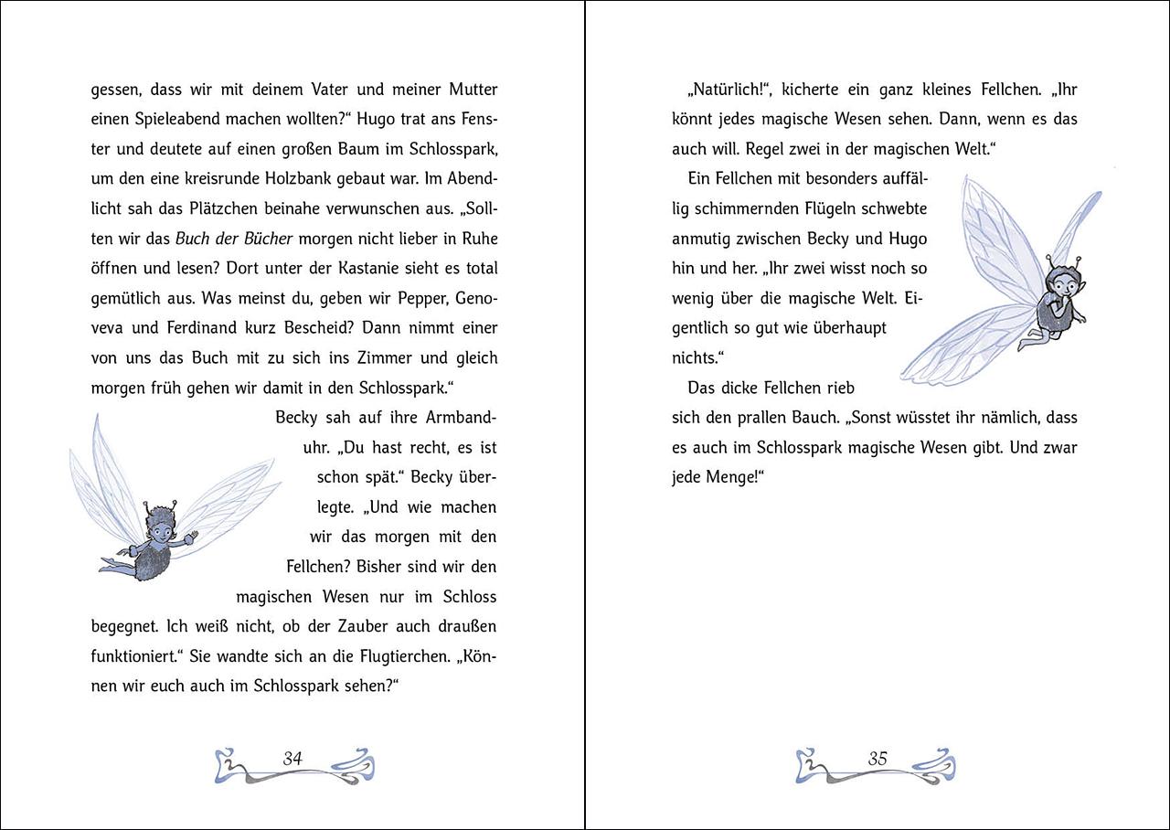 Beispielinhalt (Bild) Das Bücherschloss (Band 2) - Der verzauberte Schlüssel