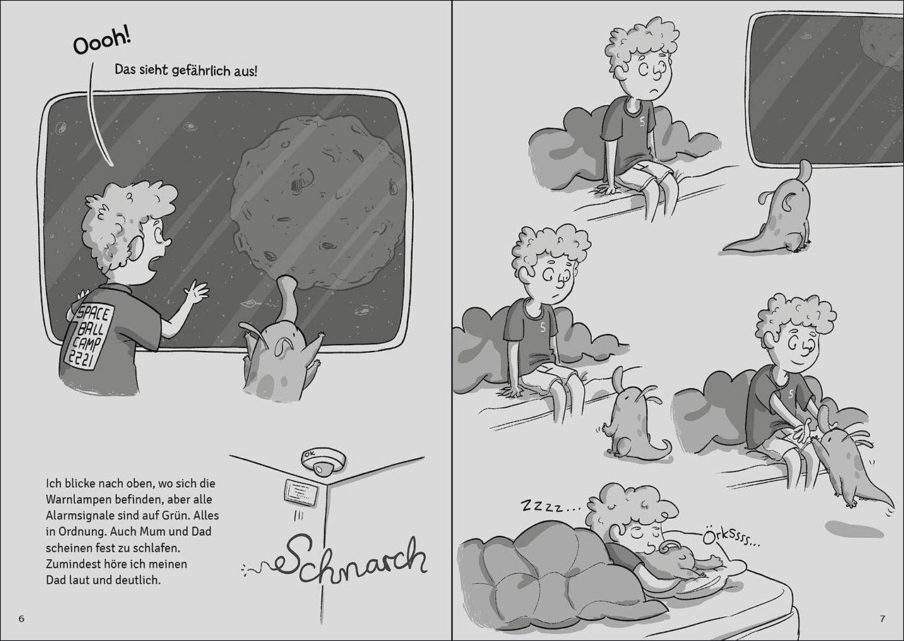 Beispielinhalt (Bild) Die Weltraumschule (Band 3) - Eine galaktische Rebellion