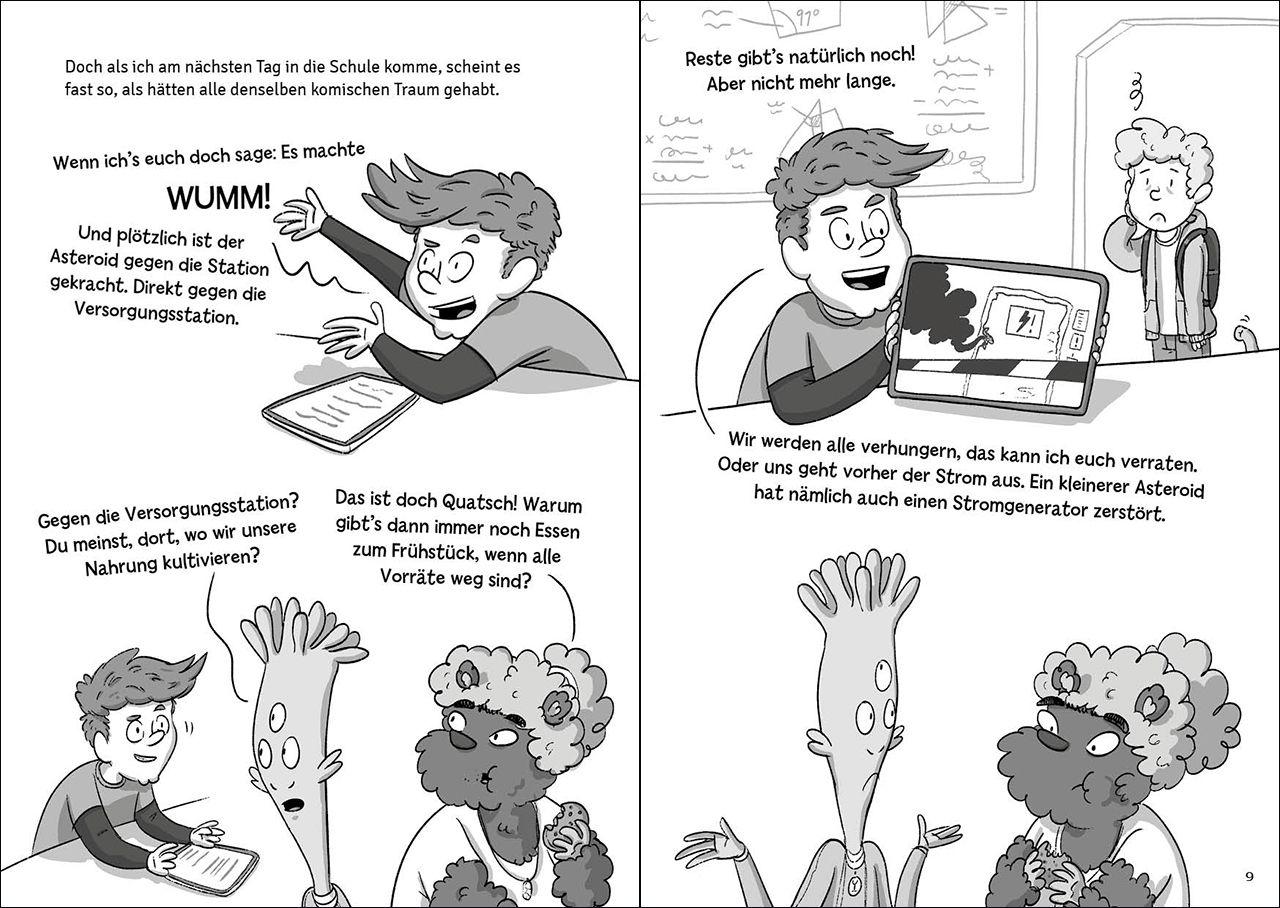 Beispielinhalt (Bild) Die Weltraumschule (Band 3) - Eine galaktische Rebellion