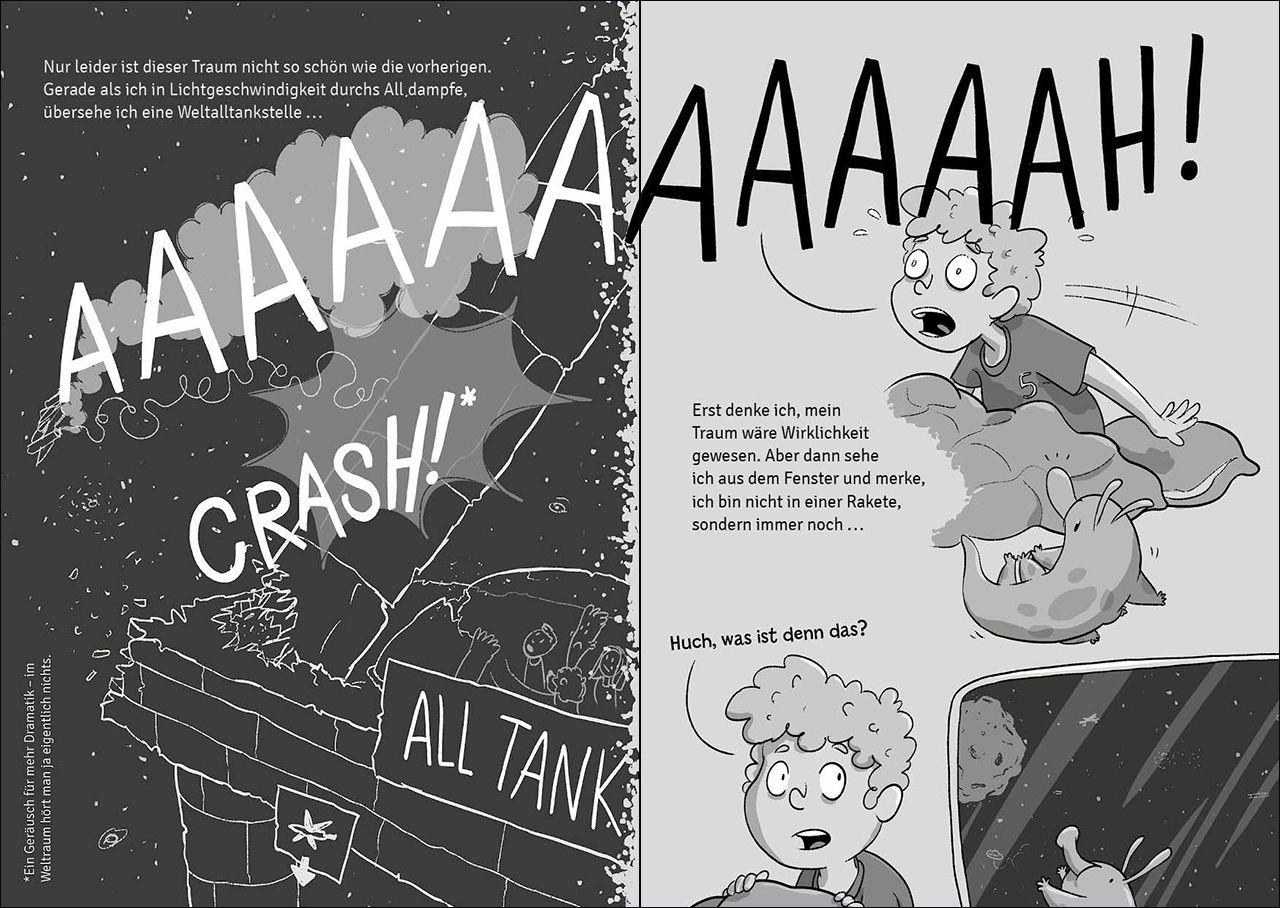 Beispielinhalt (Bild) Die Weltraumschule (Band 3) - Eine galaktische Rebellion