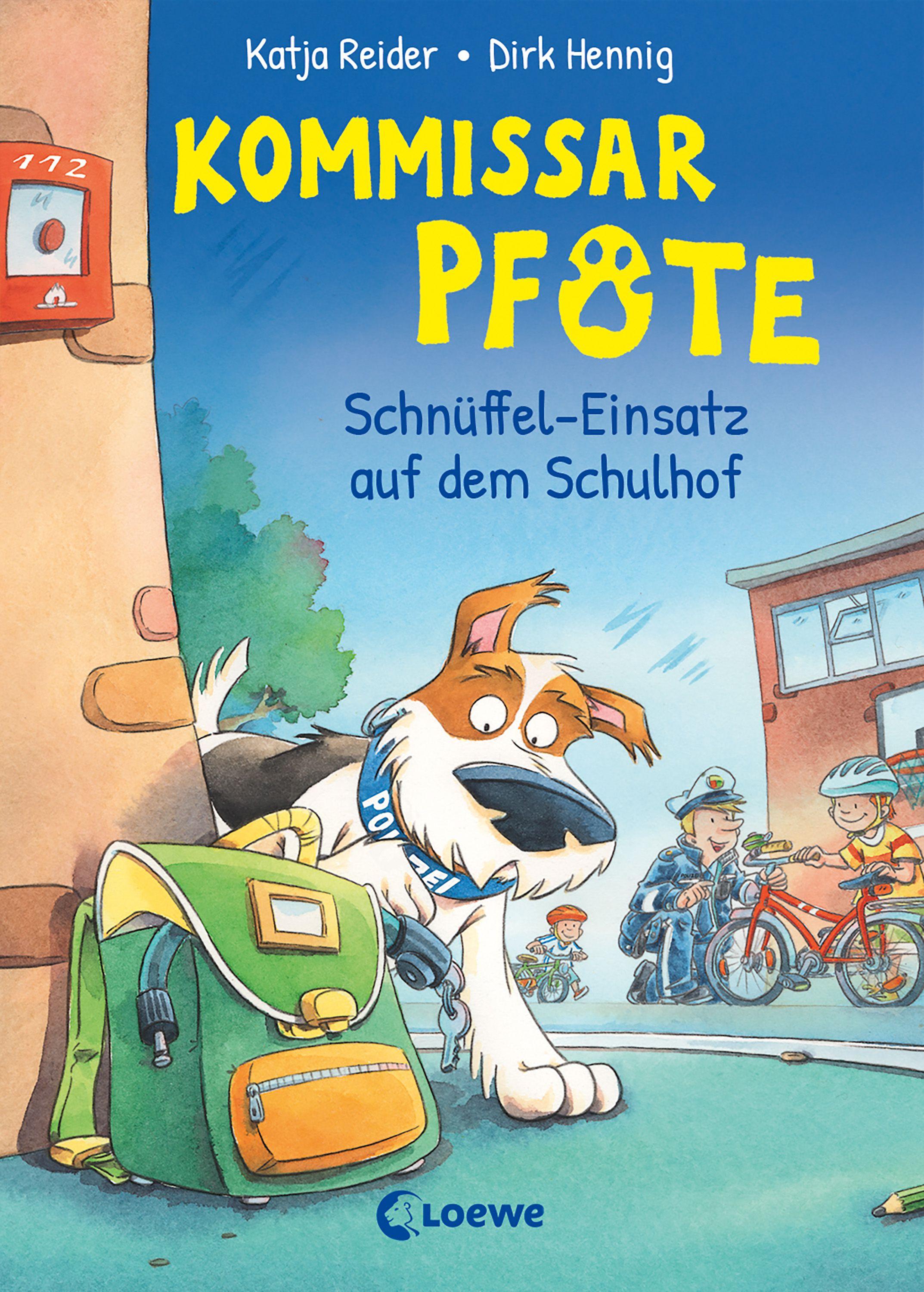 Vorderes Coverbild Kommissar Pfote (Band 3) - Schnüffel-Einsatz auf dem Schulhof