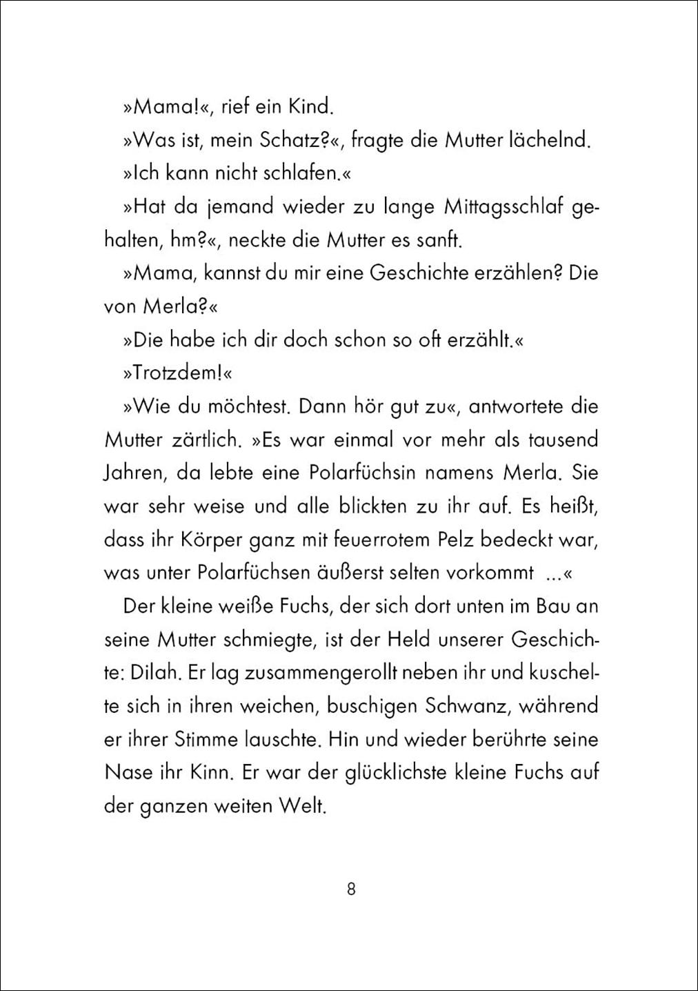 Beispielinhalt (Bild) White Fox (Band 1) - Der Ruf des Mondsteins
