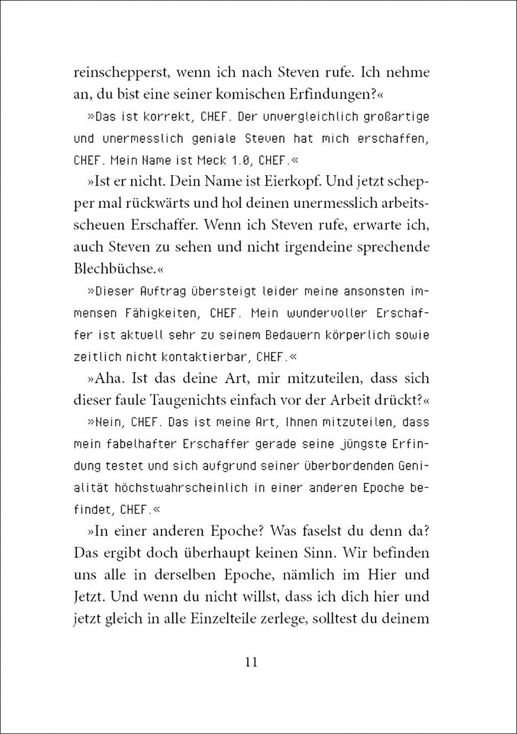 Beispielinhalt (Bild) Luzifer junior (Band 10) - Die verrückte Zeitmaschine