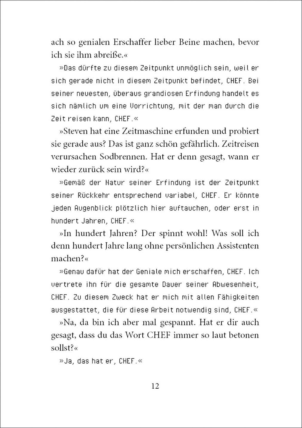 Beispielinhalt (Bild) Luzifer junior (Band 10) - Die verrückte Zeitmaschine