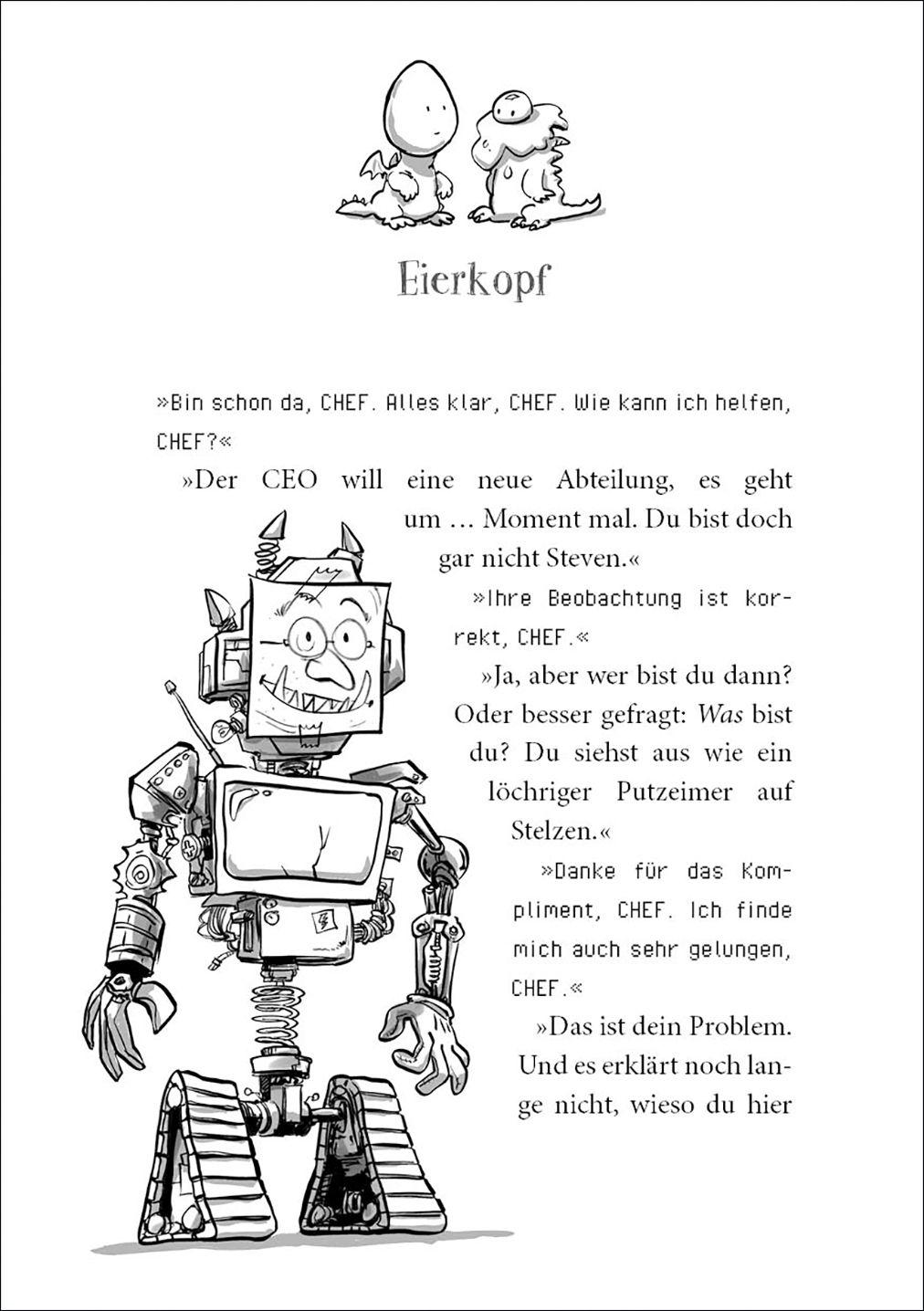 Beispielinhalt (Bild) Luzifer junior (Band 10) - Die verrückte Zeitmaschine