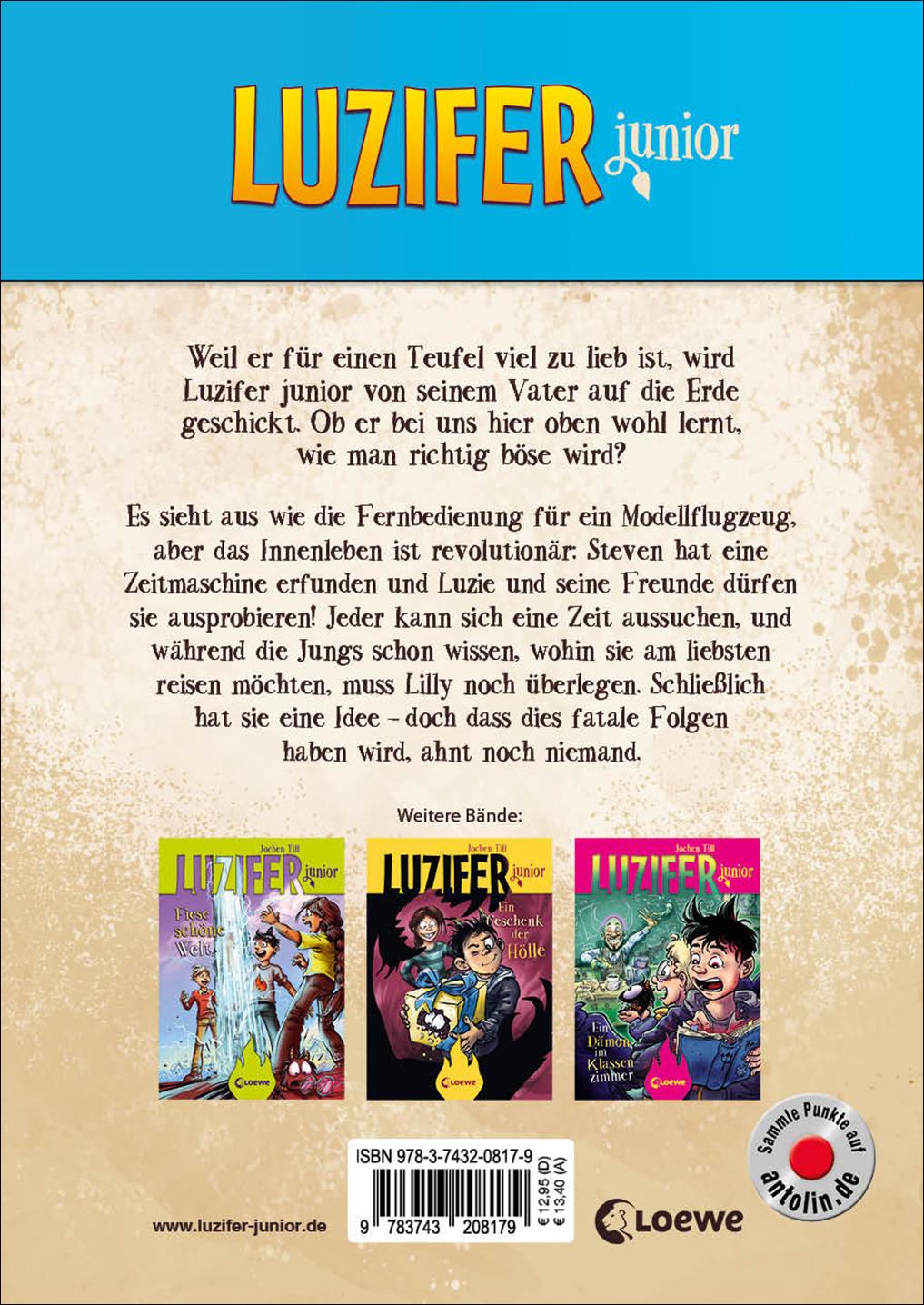 Rückseitencover Luzifer junior (Band 10) - Die verrückte Zeitmaschine