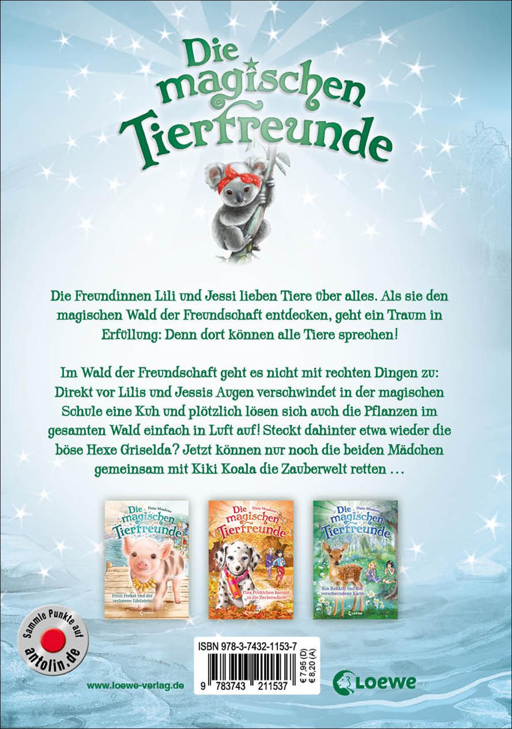 Rückseitencover Die magischen Tierfreunde (Band 17) - Kiki Koala und die magische Schule