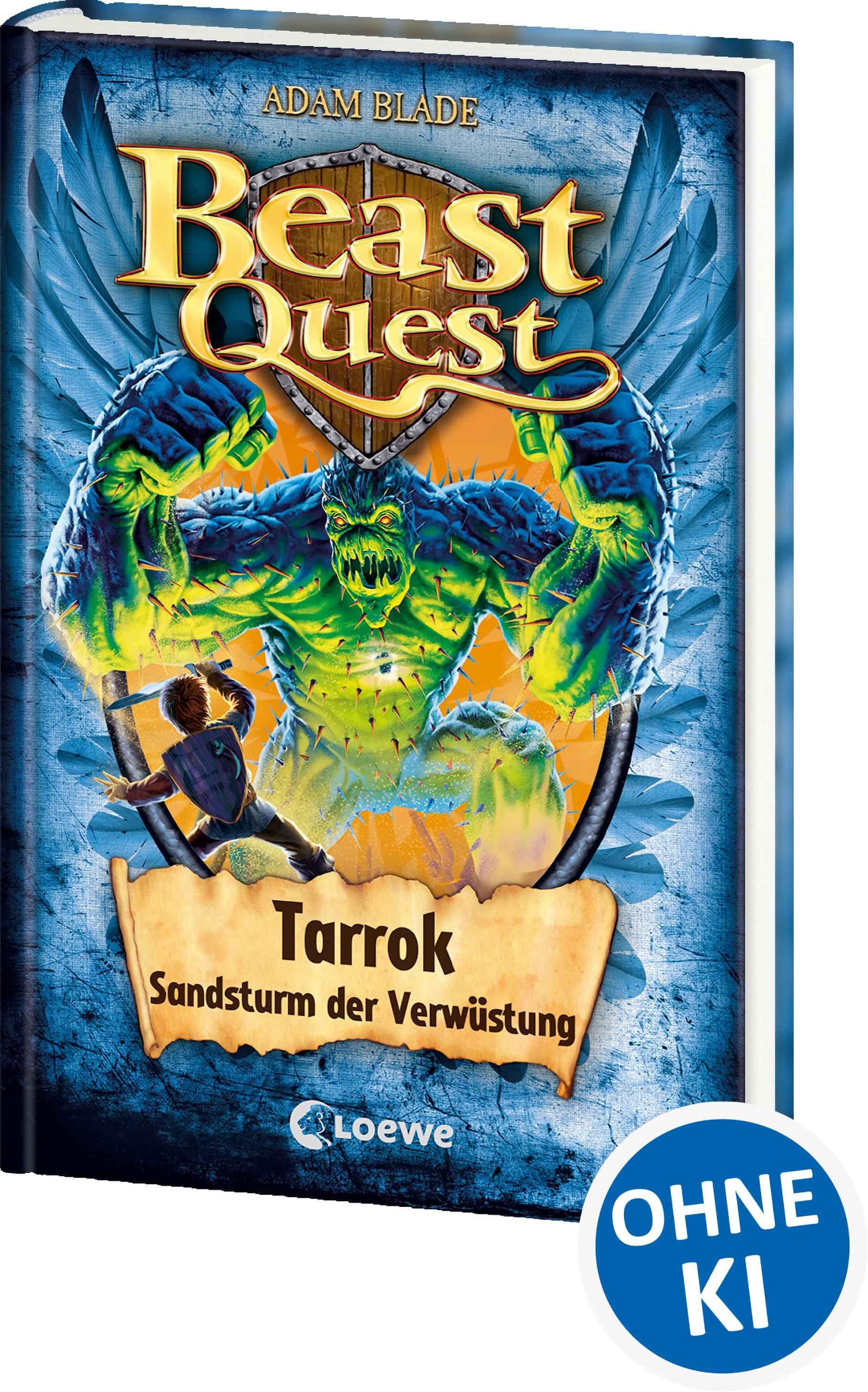 Vorderes Coverbild Beast Quest (Band 62) - Tarrok, Sandsturm der Verwüstung