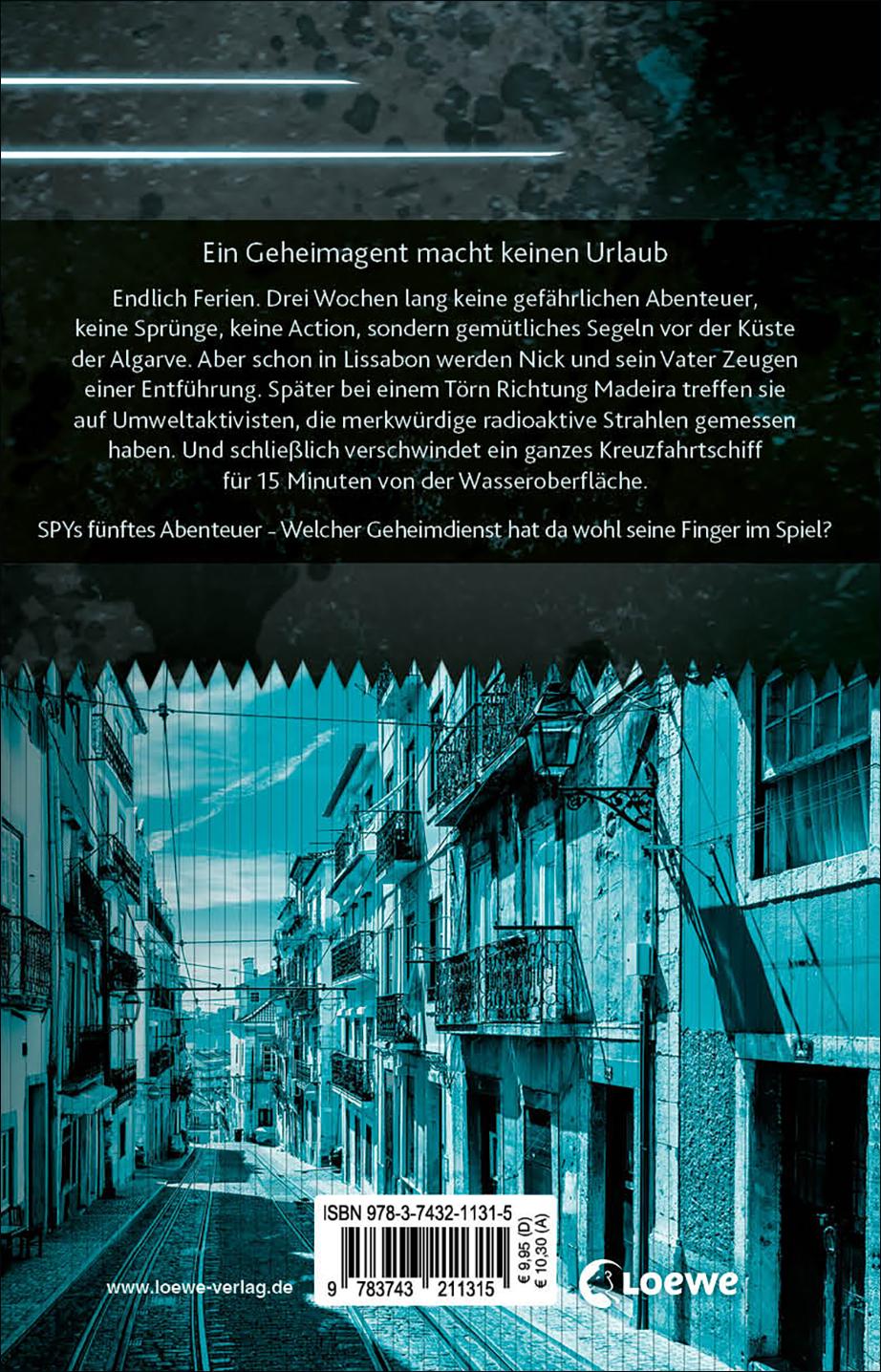 Rückseitencover SPY (Band 5) - Das Lissabon-Experiment