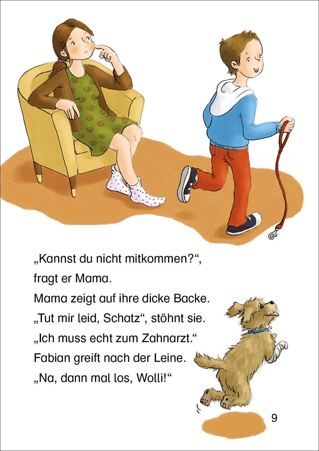 Beispielinhalt (Bild) Leselöwen 2. Klasse - Geschichten aus der Tierarztpraxis