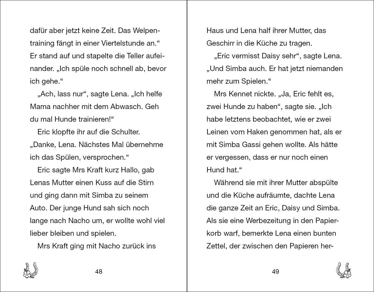 Beispielinhalt (Bild) Ponyhof Apfelblüte (Band 18) - Große Sorge um Sternchen