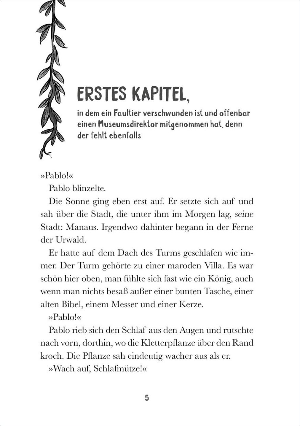 Beispielinhalt (Bild) Die Amazonas-Detektive (Band 2) - Tatort Naturreservat