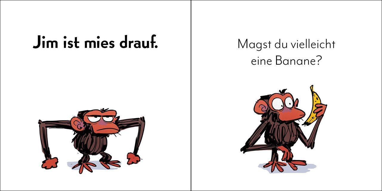 Beispielinhalt (Bild) Jims kleines Buch der miesen Laune