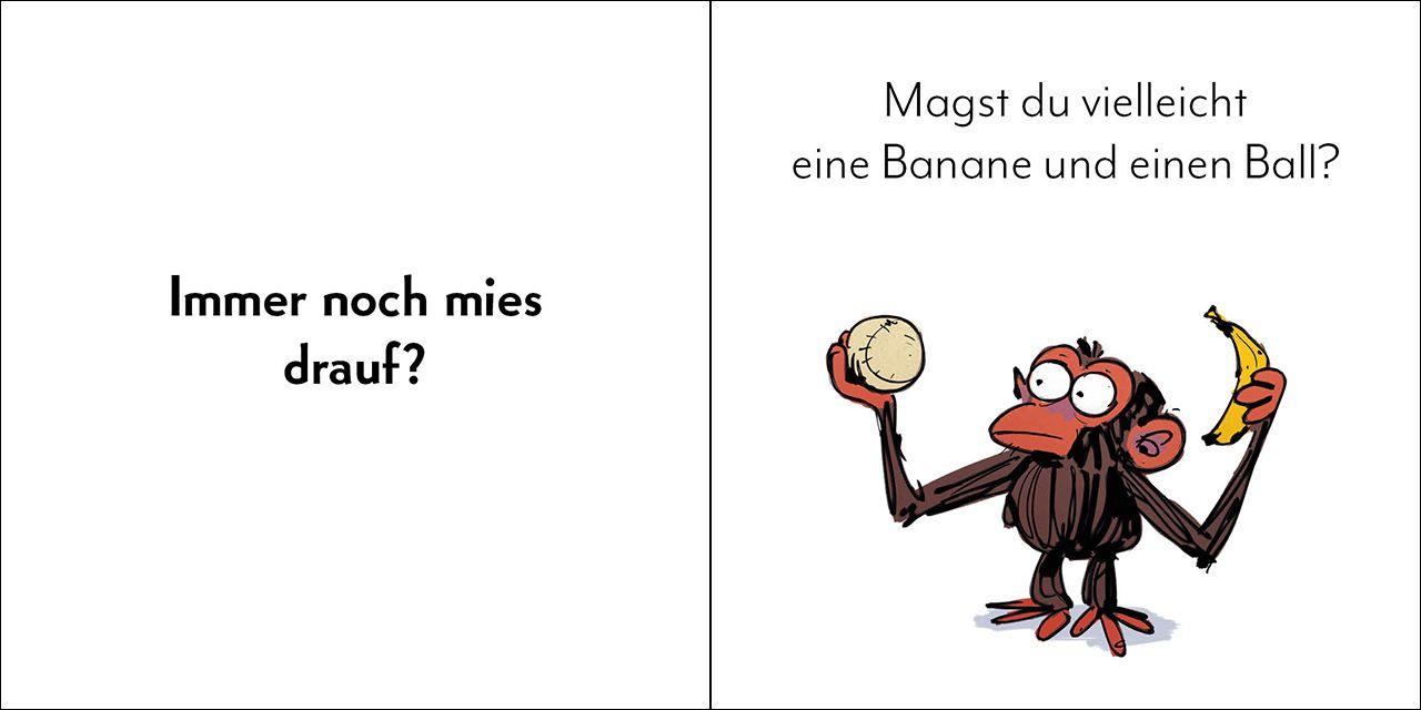 Beispielinhalt (Bild) Jims kleines Buch der miesen Laune