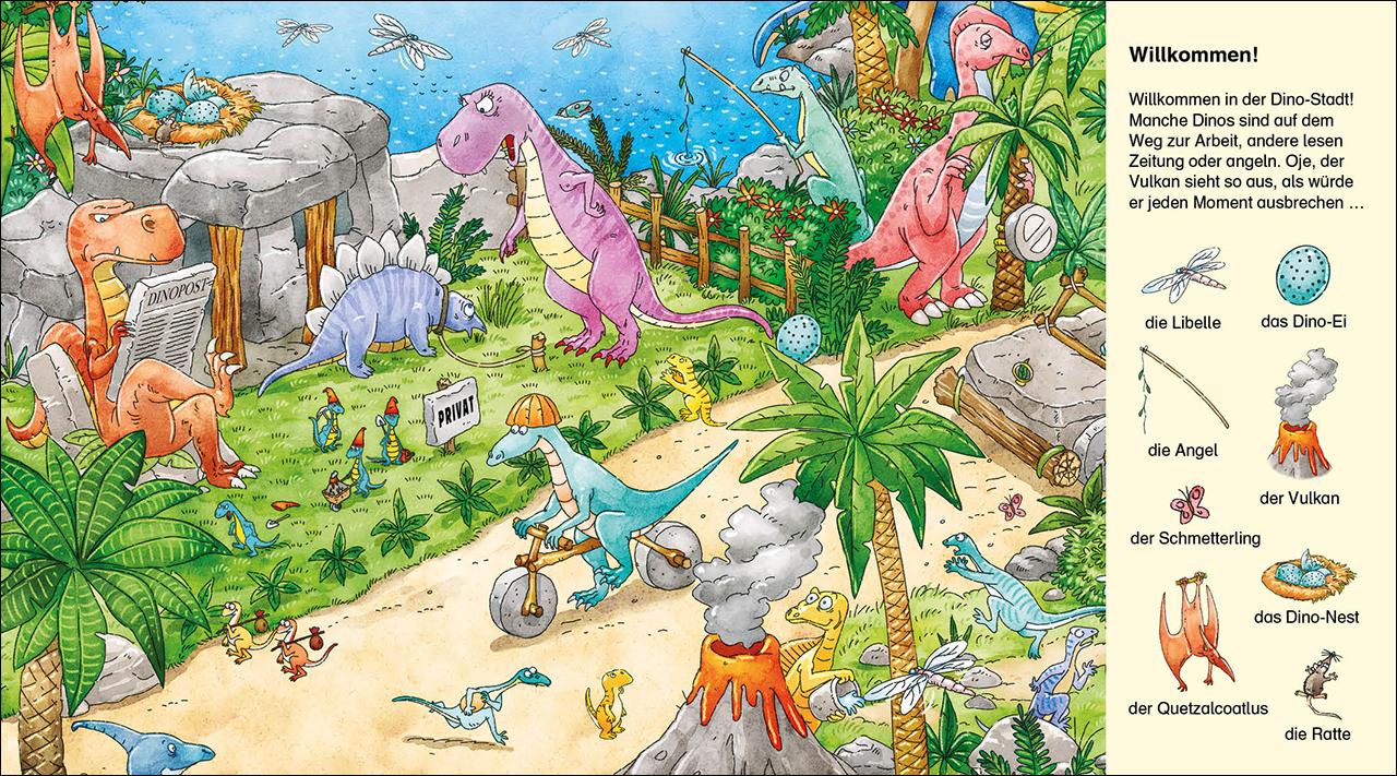Beispielinhalt (Bild) Suche und finde! - Dinos