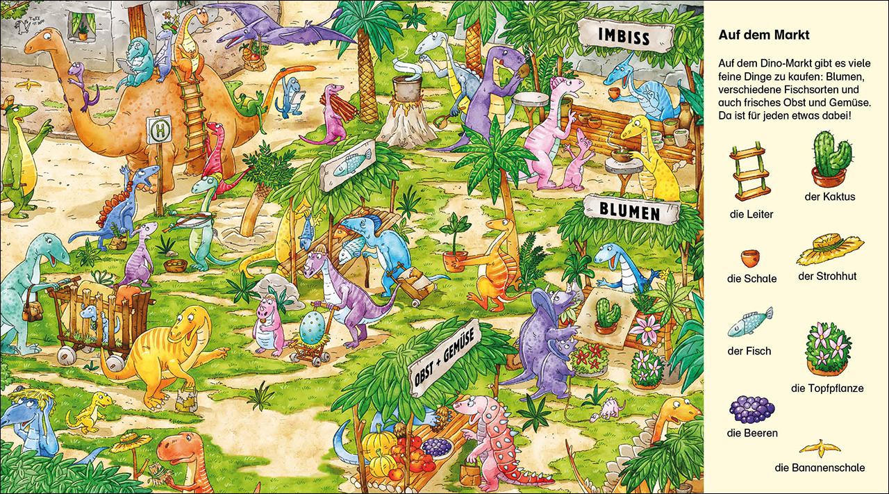 Beispielinhalt (Bild) Suche und finde! - Dinos