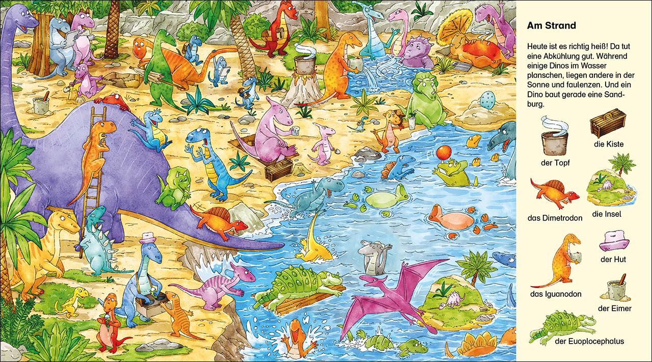 Beispielinhalt (Bild) Suche und finde! - Dinos