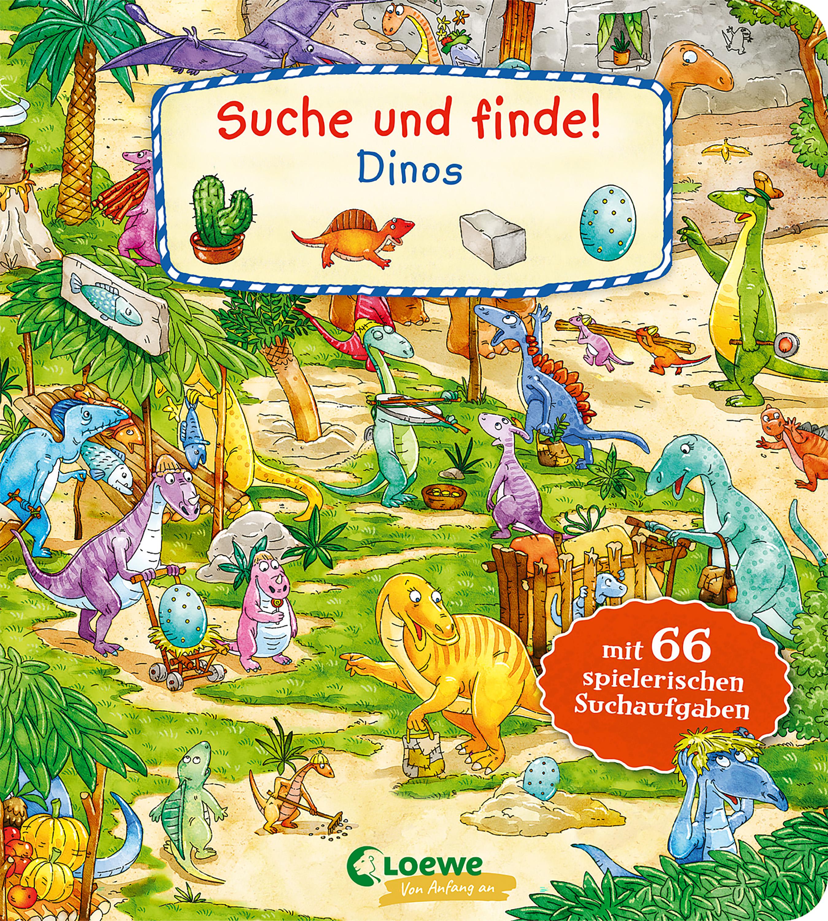 Vorderes Coverbild Suche und finde! - Dinos