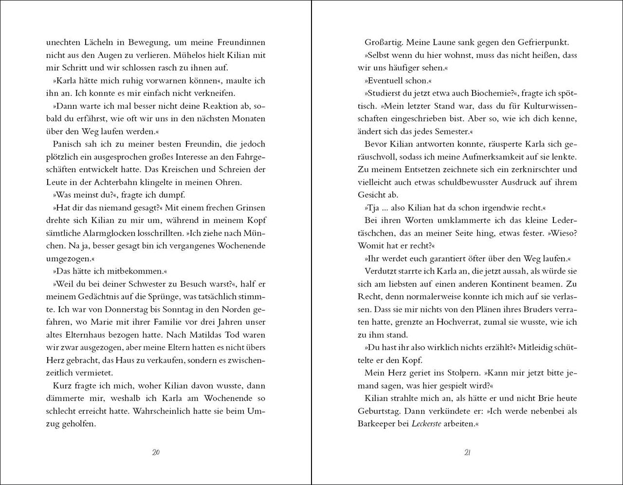 Beispielinhalt (Bild) Vielleicht nie (Vielleicht-Trilogie, Band 2)