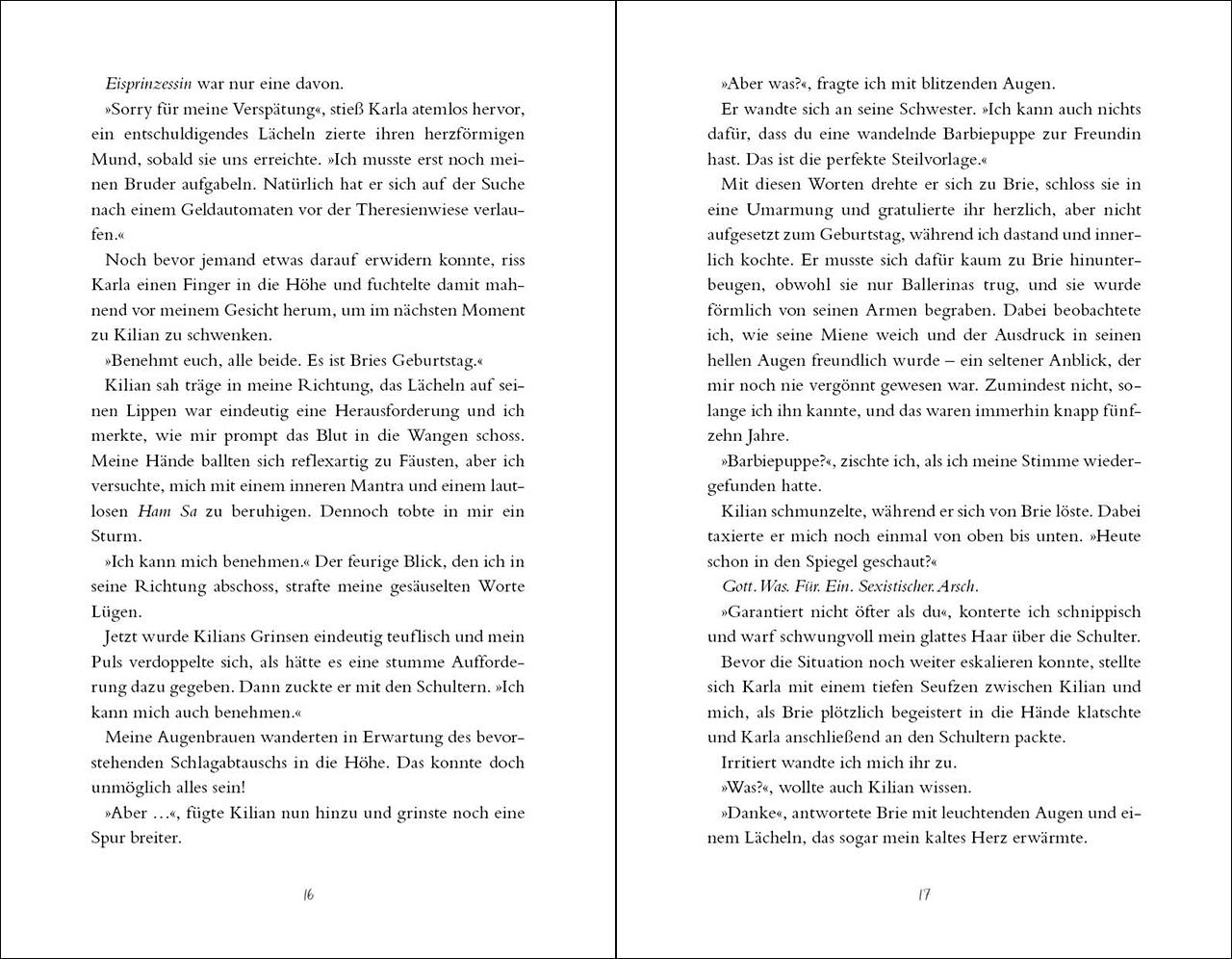 Beispielinhalt (Bild) Vielleicht nie (Vielleicht-Trilogie, Band 2)