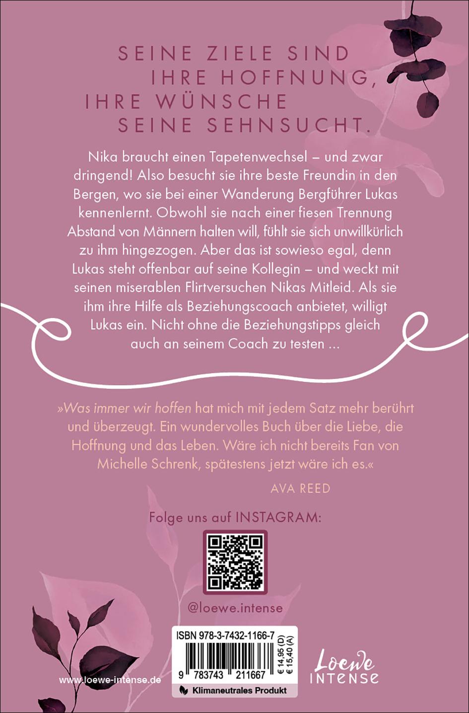 Rückseitencover Was immer wir hoffen (Immer-Trilogie, Band 3)