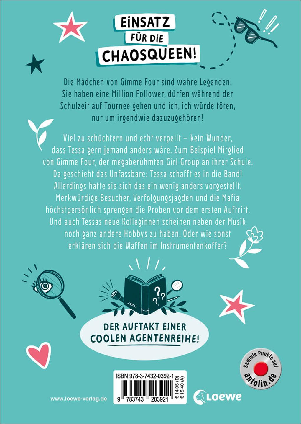 Rückseitencover T wie Tessa (Band 1) - Plötzlich Geheimagentin!