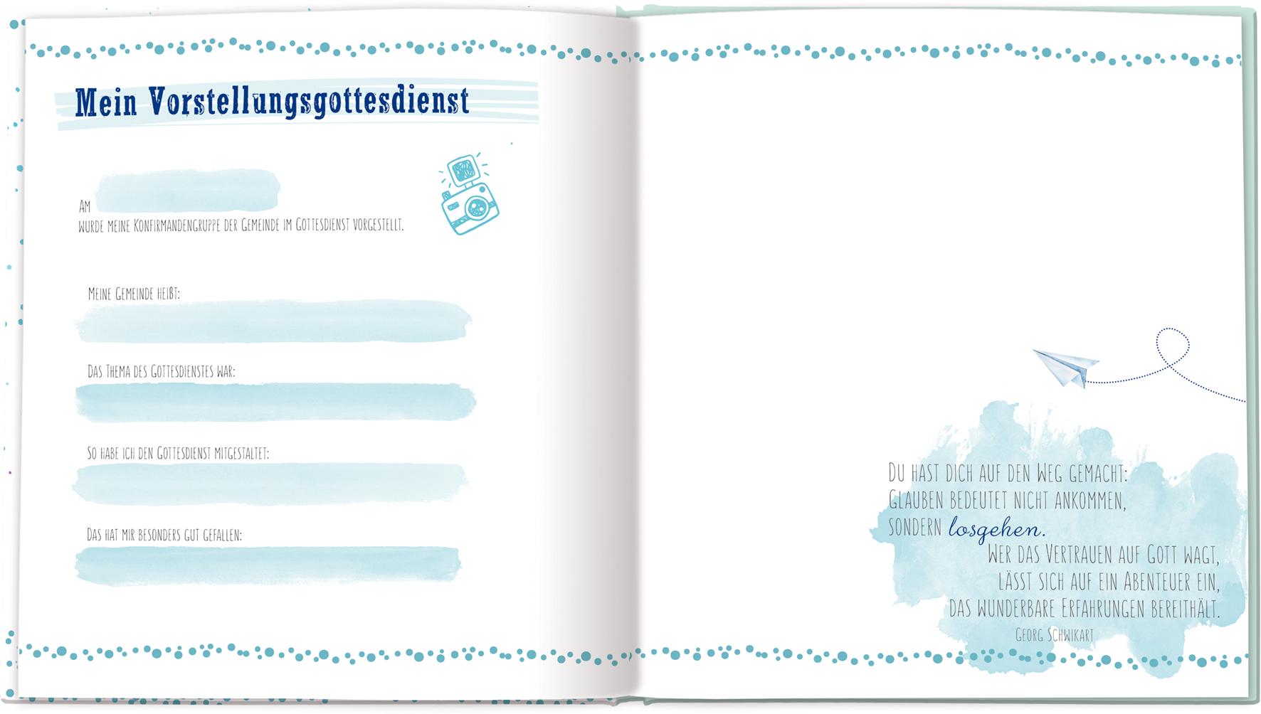 Beispielinhalt (Bild) Meine Konfirmation