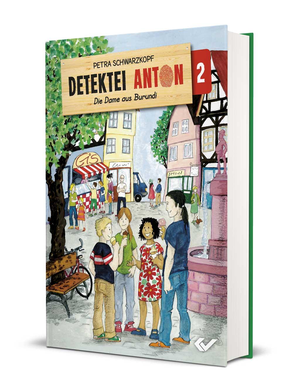 Vorderes Coverbild Detektei Anton: Die Dame aus Burundi
